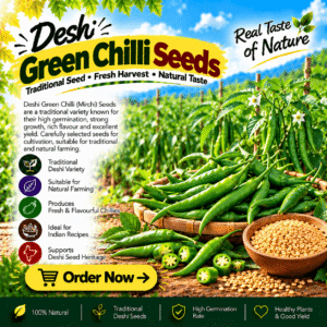 Deshi Green Chilli (Mirchi) Seeds