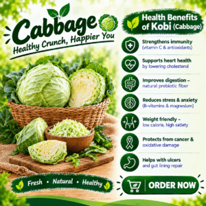 Fresh Green Cabbage (Kobi)
