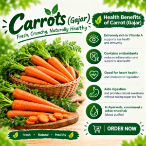 Fresh Organic Carrot (Gajar)