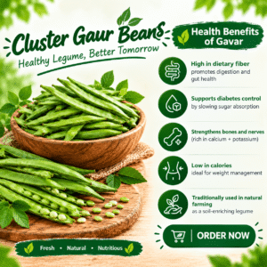 Fresh Cluster Beans (Gavar/Gawar)