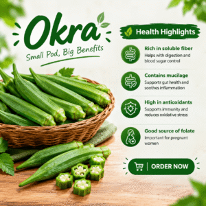 Fresh Okra (Bhindi)